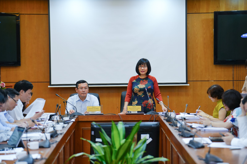 Thứ trưởng Đặng Hoàng Oanh thẩm định dự án Luật sửa đổi, bổ sung một số điều của Luật Giáo dục